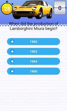 Quiz for Lamborghini Miura Fan游戲截圖3