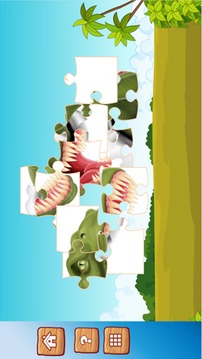 Cute Dino Train Jigsaw Puzzles游戲截圖3