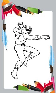 Super Heros Coloring Book游戲截圖2