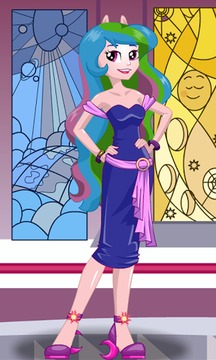 Princess Celestia dress up游戲截圖2