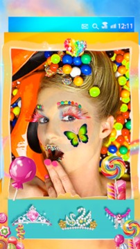 Sprinkles lips! Fantasy Makeup游戲截圖3