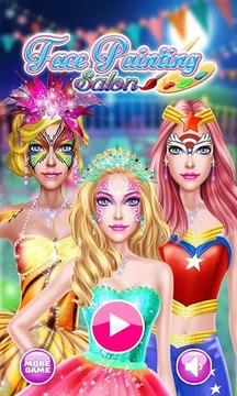 Face Painting Salon游戲截圖1