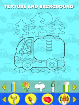 Car Kids Coloring Book游戲截圖4