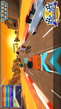 Crashroad : battle racing游戲截圖4