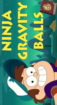 Ninja gravity balls游戲截圖1