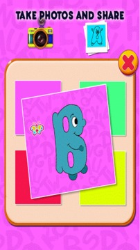 Alphabets Kids Coloring Book游戲截圖5