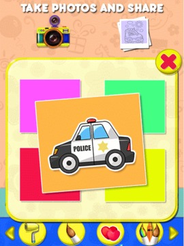 Car Kids Coloring Book游戲截圖5