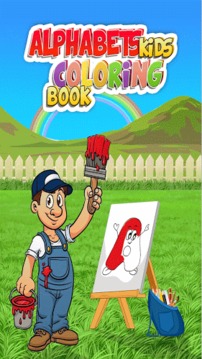 Alphabets Kids Coloring Book游戲截圖1