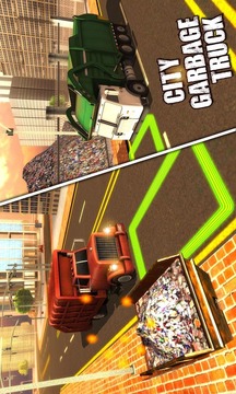 4x4 City Garbage Truck Driver游戲截圖3