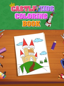 Castle Kids Coloring Book游戲截圖1