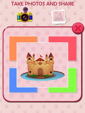 Castle Kids Coloring Book游戲截圖5