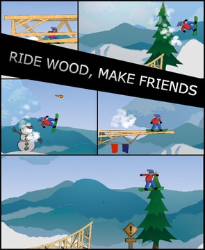 Snowfall Snowboarding游戲截圖3