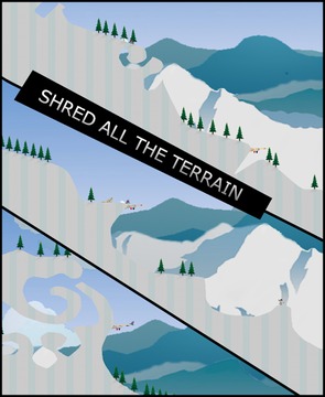 Snowfall Snowboarding游戲截圖2
