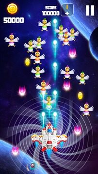 Chicken Shooter: Crazy Invader游戲截圖2