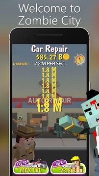 Zombie City - Clicker Tycoon游戲截圖1