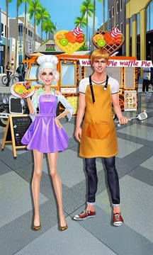 Sweet Couple Food Truck Salon游戲截圖5