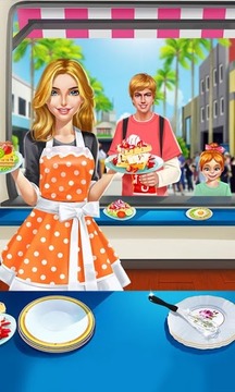 Sweet Couple Food Truck Salon游戲截圖4