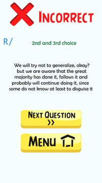 Trivial Quiz of Boys游戲截圖5