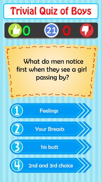 Trivial Quiz of Boys游戲截圖3