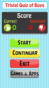 Trivial Quiz of Boys游戲截圖1