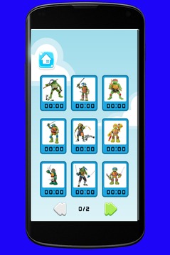 Ninja Turtle Puzzle Kids游戲截圖3