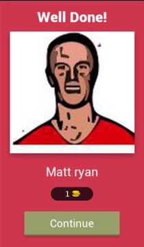 Guess the Falcons Players游戲截圖2