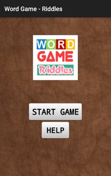 Word Game - Riddles游戲截圖1