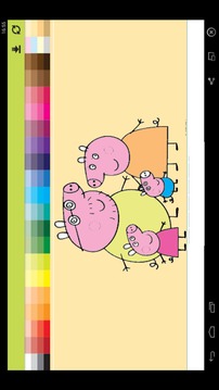 Pega Pig coloring book游戲截圖2