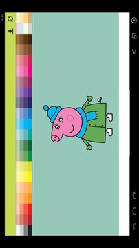 Pega Pig coloring book游戲截圖1
