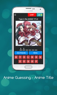 Anime Guessing - Anime Title游戏截图1