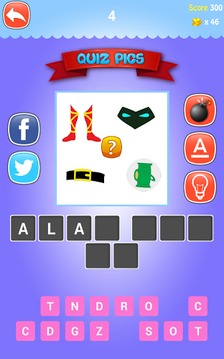 Quiz Pics Superhero游戲截圖5