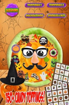 Halloween Candy Pizza Maker游戏截图2