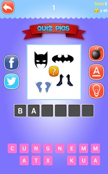 Quiz Pics Superhero游戲截圖2
