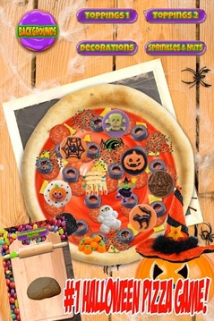 Halloween Candy Pizza Maker游戏截图4