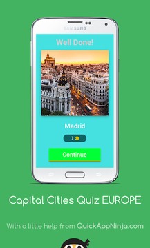 Capital Cities Quiz EUROPE游戏截图2