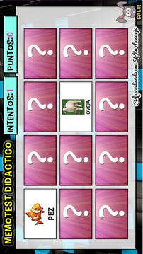 Memotest Juego de memoria游戲截圖4
