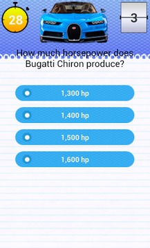 Quiz for Bugatti Chiron Fans游戲截圖5
