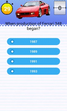 Quiz for Ferrari 348 Fans游戲截圖3