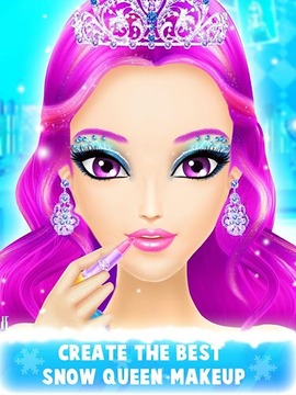 Snow Queen Makeup Salon游戲截圖2