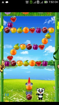 Panda Fruits Bubble游戲截圖1