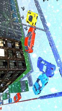 Winter pileup Snow Car Parking游戲截圖4