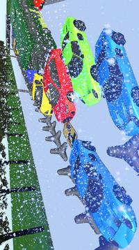Winter pileup Snow Car Parking游戲截圖2