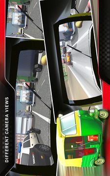 Tuk Tuk Auto Rickshaw Racing游戲截圖1