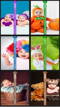 Cute Baby Zip LockScreen Prank游戲截圖1