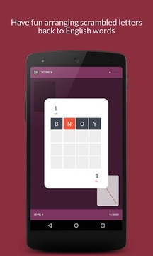 Wordit -Arrange Shuffled Words游戲截圖1