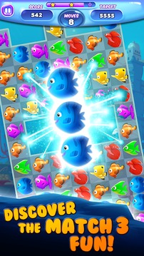 Fish Frenzy Match 3游戲截圖3