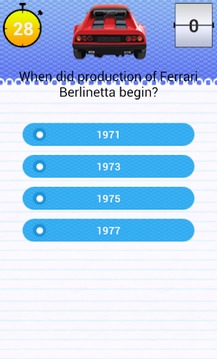 Quiz for Berlinetta Fans游戲截圖3