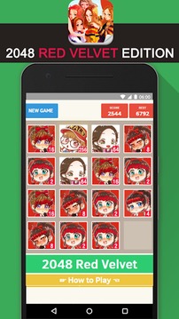 2048 Red Velvet KPop Game游戲截圖2