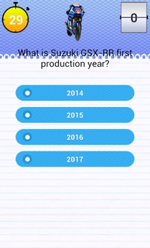 Quiz for Suzuki GSX-RR Fans游戲截圖3