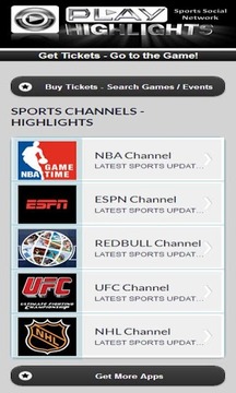 Play Highlights Sports TV APP游戲截圖1